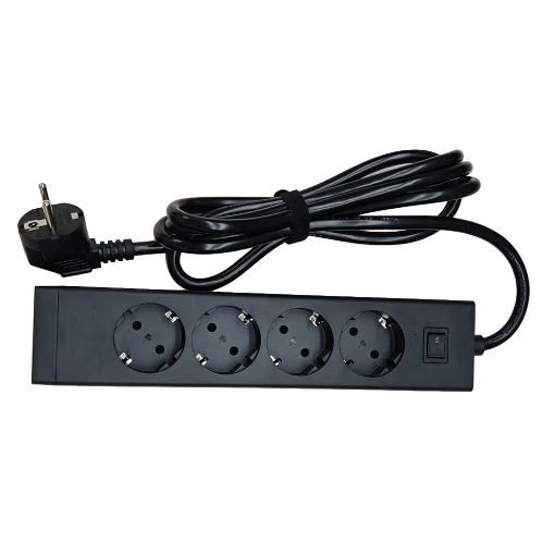 Εικόνα της Πολύπριζο Tessan 8-in-1 4 Θέσεων με 2xUSB-A & 2xUSB-C TS-PS03DE00