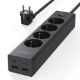 Εικόνα της Πολύπριζο Tessan 8-in-1 4 Θέσεων με 2xUSB-A & 2xUSB-C TS-PS03DE00