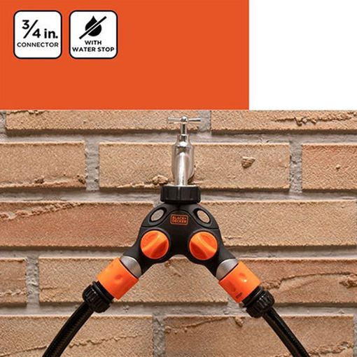 Εικόνα της Σύνδεσμος Black & Decker Διπλός 3/4" με Διακόπτη & Powergrip 871125223571