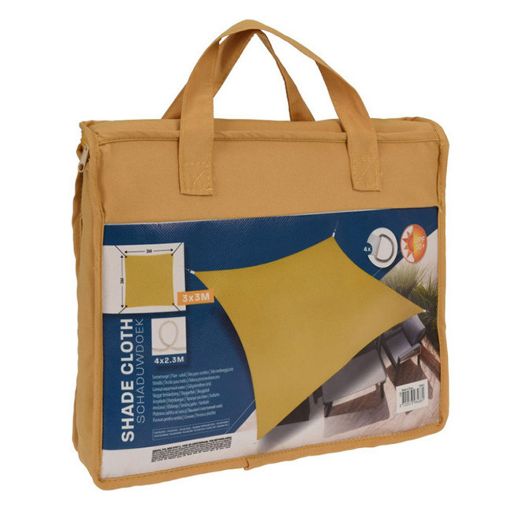 Εικόνα της Πανί Σκίασης Gardalux Τετράγωνο UPF 50+ 3 x 3 m Yellow C46400750