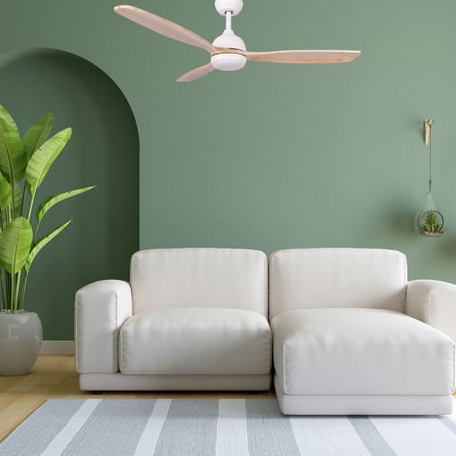 Εικόνα της Ανεμιστήρας Οροφής Primo 132cm με Τηλεχειριστήριο & Φως LED 40W White PRCF-80667
