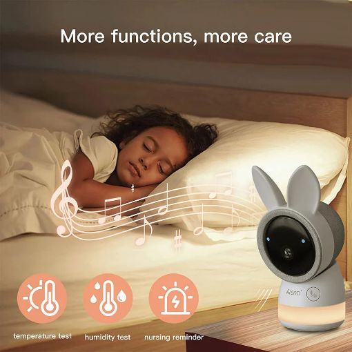 Εικόνα της Arenti AINanny WiFi 2K Baby Monitor Kit with LCD Screen & 2 Cameras