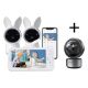 Εικόνα της Arenti AINanny WiFi 2K Baby Monitor Kit with LCD Screen & 2 Cameras