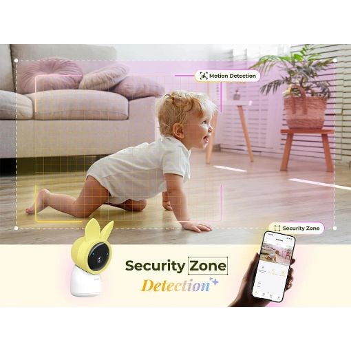 Εικόνα της Arenti AINanny A5 WiFi 3K Baby Monitor Kit with LCD Screen & Camera
