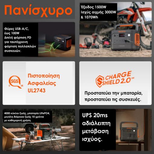 Εικόνα της Portable Power Station Jackery Explorer 1000 V2 1070Wh