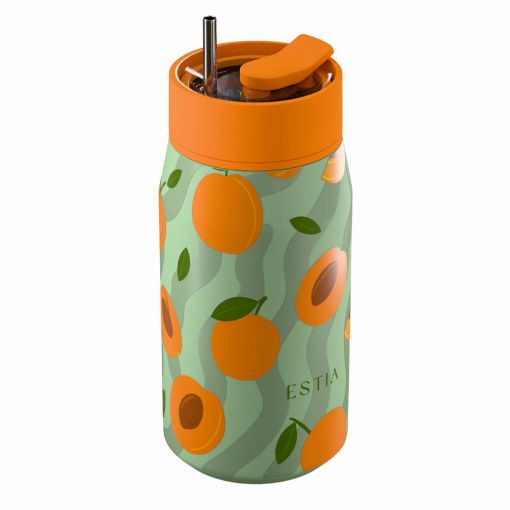 Εικόνα της Μπουκάλι Θερμός Estia Lens Save The Aegean 360ml Peach Garden 01-43100