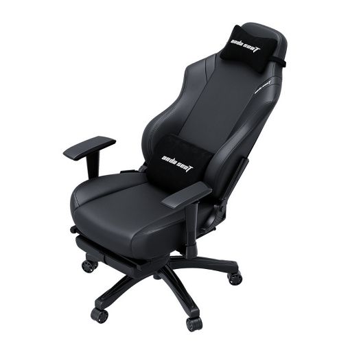 Εικόνα της Gaming Chair Anda Seat Luna Pro Large PVC Leather with Footrest Black AD18T-44-B-PV