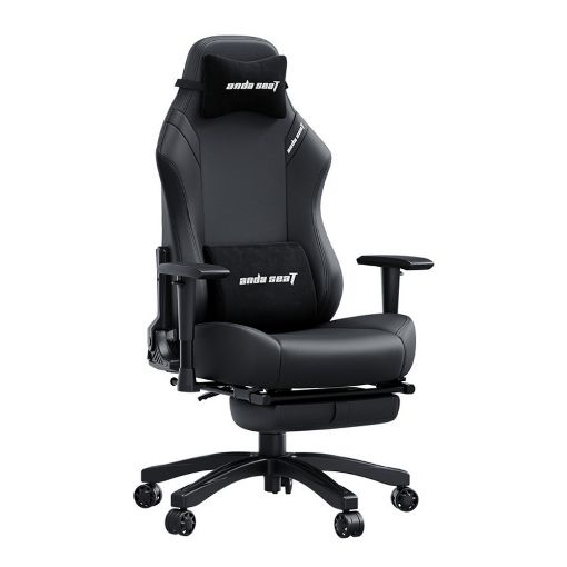 Εικόνα της Gaming Chair Anda Seat Luna Pro Large PVC Leather with Footrest Black AD18T-44-B-PV