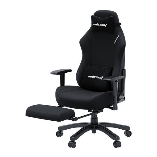 Εικόνα της Gaming Chair Anda Seat Luna Pro Large Fabric with Footrest Black AD18T-44-B-F