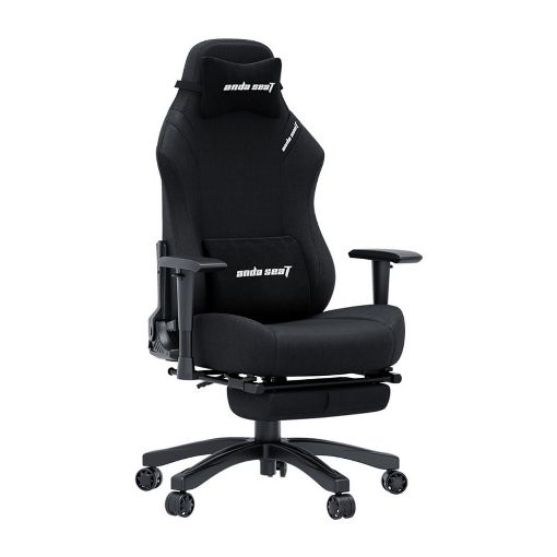 Εικόνα της Gaming Chair Anda Seat Luna Pro Large Fabric with Footrest Black AD18T-44-B-F