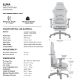 Εικόνα της Gaming Chair Anda Seat Luna Pro Large Fabric with Footrest Grey AD18T-44-G-F