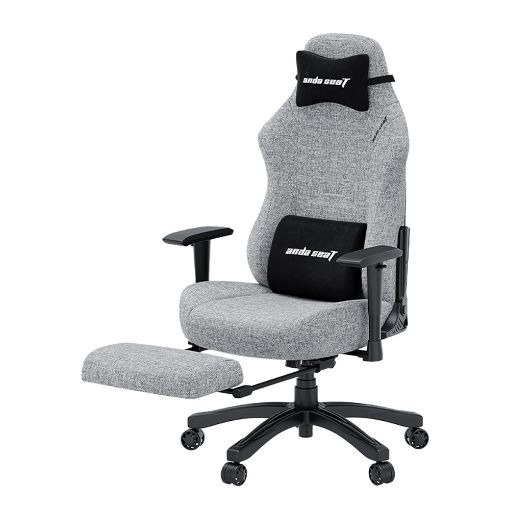 Εικόνα της Gaming Chair Anda Seat Luna Pro Large Fabric with Footrest Grey AD18T-44-G-F