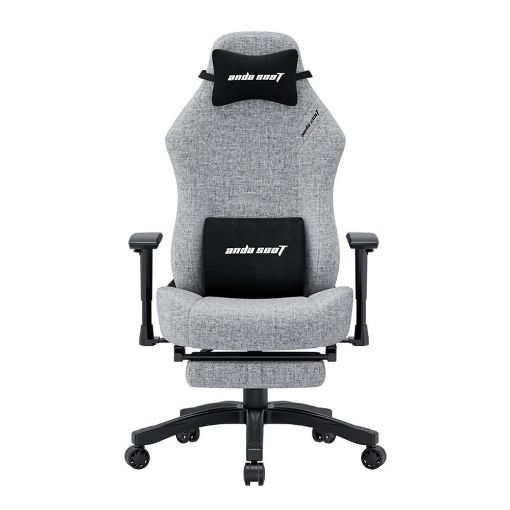 Εικόνα της Gaming Chair Anda Seat Luna Pro Large Fabric with Footrest Grey AD18T-44-G-F