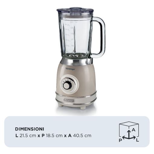 Εικόνα της Μπλέντερ Ariete 583/03 Vintage 1000W Beige 00C058303AR0