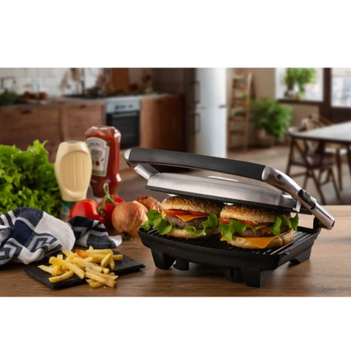 Εικόνα της Τοστιέρα - Γκριλιέρα Ariete 1911/10 Slim 1000W Silver/Black 00C191110AR0