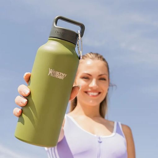 Εικόνα της Μπουκάλι Θερμός Healthy Human Stein 950ml Olive