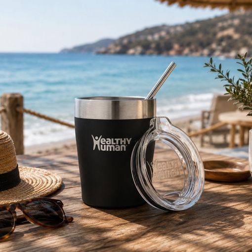 Εικόνα της Ποτήρι Θερμός Healthy Human 354ml Pure Black
