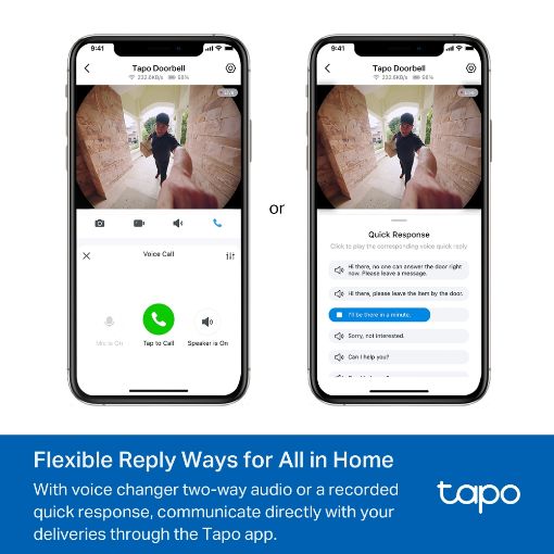 Εικόνα της Video Doorbell TP-Link Tapo D235 2K