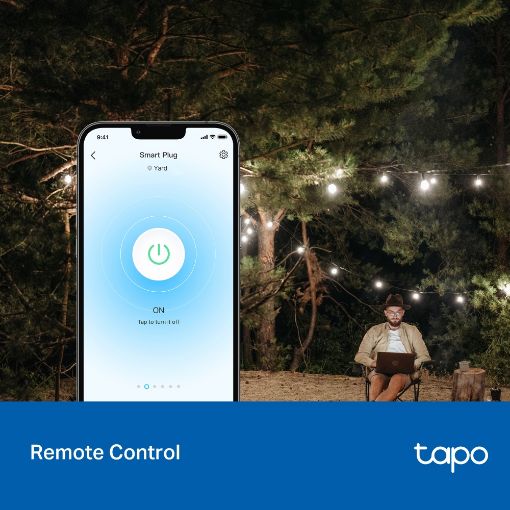 Εικόνα της Smart Plug TP-Link P410M Outdoor WiFi Black