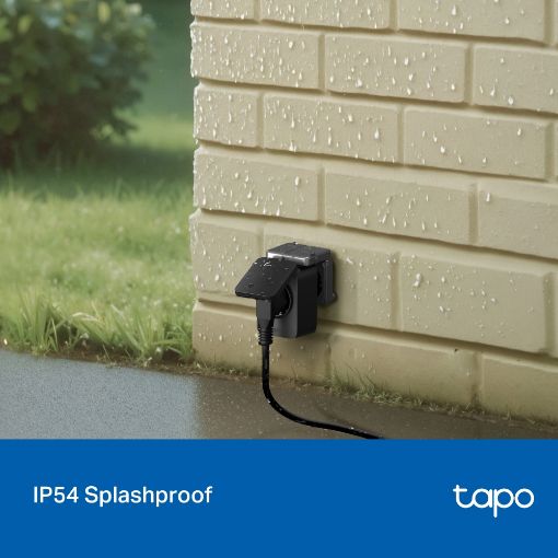 Εικόνα της Smart Plug TP-Link P410M Outdoor WiFi Black