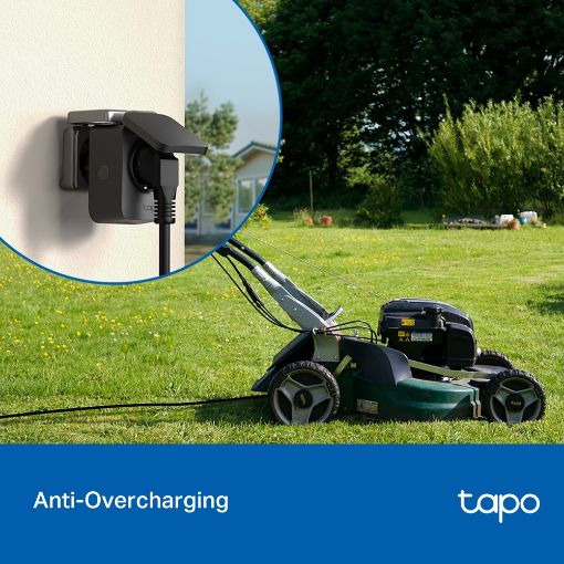 Εικόνα της Smart Plug TP-Link P410M Outdoor WiFi Black