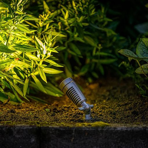 Εικόνα της Φωτιστικό Σποτ Δαπέδου Garden Lights Minus 12V IP44 3000K 2W Gun Metal 3096121
