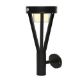 Εικόνα της Ηλιακό Επιτοίχιο Φωτιστικό Lumineo Tarragona Warm White με Αισθητήρα Κίνησης & Σκότους Black 897670