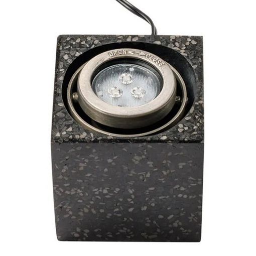 Εικόνα της Φωτιστικό Σποτ Δαπέδου Garden Lights Cyclon 12V IP44 3000K 3W Black Granite 3578501