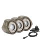 Εικόνα της Φωτιστικό Σποτ Δαπέδου Garden Lights Bensa 12V IP44 3000K 1.8W Grey 3τμχ 3587403