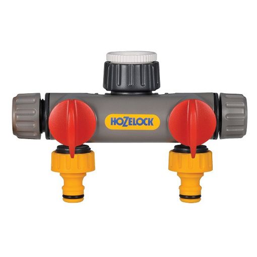 Εικόνα της Σύνδεσμος Hozelock Διπλός 3/4” 1/2” 1” με Διακόπτη 100-000-706