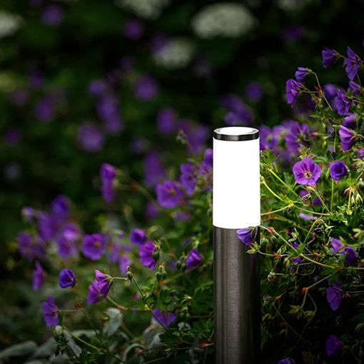 Εικόνα της Φωτιστικό Κολωνάκι Garden Lights Silia 12V IP44 3000-6000K 1W Silver Gray 4139601