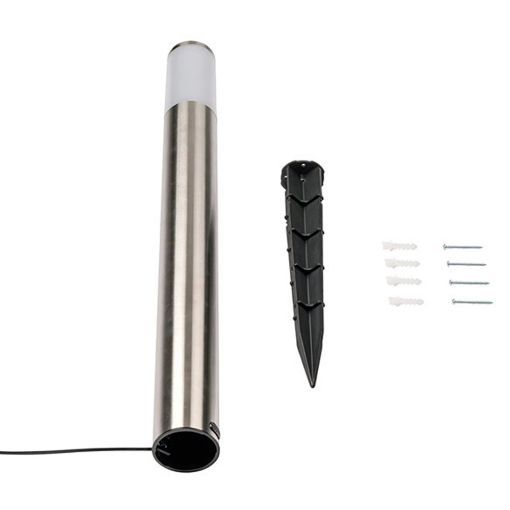 Εικόνα της Φωτιστικό Κολωνάκι Garden Lights Silia 12V IP44 3000-6000K 1W Silver Gray 4139601