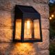 Εικόνα της Ηλιακό Επιτοίχιο Φωτιστικό Progarden Warm White 9x6.5x13 cm Black DX9954030