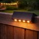 Εικόνα της Ηλιακό Επιτοίχιο Φωτιστικό Progarden Warm White 12x45x6 cm 2τμχ Black DX9954090