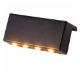 Εικόνα της Ηλιακό Επιτοίχιο Φωτιστικό Progarden Warm White 12x45x6 cm 2τμχ Black DX9954090