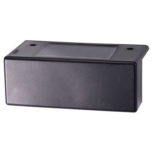 Εικόνα της Ηλιακό Επιτοίχιο Φωτιστικό Progarden Warm White 12x45x6 cm 2τμχ Black DX9954090