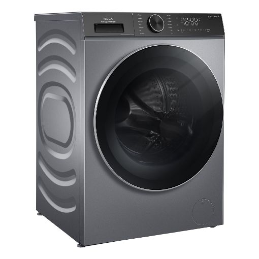 Εικόνα της Πλυντήριο Ρούχων Tesla WF91480TSGR 9Kg 1400 Στροφών Black/Silver