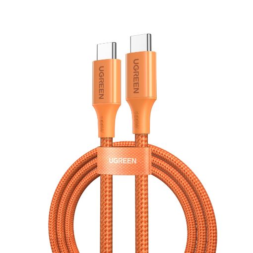 Εικόνα της Καλώδιο Ugreen L502 USB-C to USB-C PD 100W 1m Orange 95493