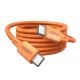 Εικόνα της Καλώδιο Ugreen L502 USB-C to USB-C PD 100W 1m Orange 95493