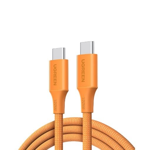 Εικόνα της Καλώδιο Ugreen L502 USB-C to USB-C PD 100W 1m Orange 95493