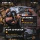 Εικόνα της Δραπανοκατσάβιδο Μπαταρίας Batavia Maxxpack Twindrill 18V με Μπαταρία 2Ah και Φορτιστή 2.4Ah White/Black 7064057