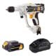 Εικόνα της Δραπανοκατσάβιδο Μπαταρίας Batavia Maxxpack Twindrill 18V με Μπαταρία 2Ah και Φορτιστή 2.4Ah White/Black 7064057