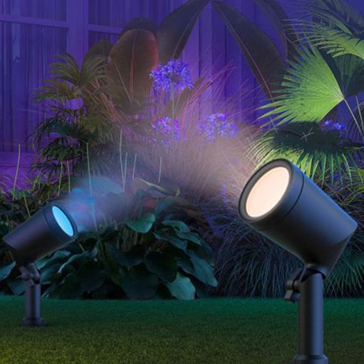 Εικόνα της Φωτιστικό Σποτ Δαπέδου Anker Eufy E10 Wi-Fi RGBWW 1500-9000K 500lm 24W IP65 Black 2τμχ T8L20311
