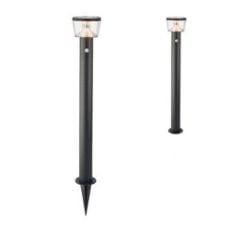Εικόνα της Ηλιακό Φωτιστικό Κολωνάκι Lumineo Badalona 94 cm με Αισθητήρα Κίνησης & Σκότους Black 895205