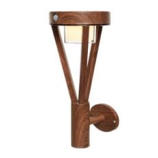 Εικόνα της Ηλιακό Επιτοίχιο Φωτιστικό Lumineo Warm White με Αισθητήρα Κίνησης & Σκότους Brown 897673