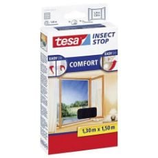 Εικόνα της Σίτα Παραθύρου Tesa Comfort Insect Stop 130x150cm Σταθερή Μαύρη 55388-00021-00