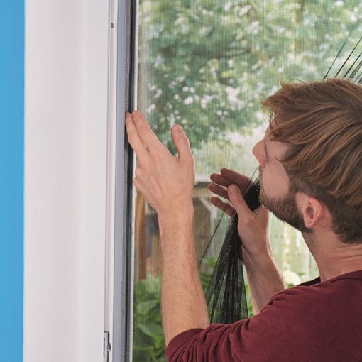 Εικόνα της Σίτα Πόρτας Tesa Comfort Door 2 Insect Stop 65x220cm Σταθερή Μαύρη 2τμχ 55389-00021-00