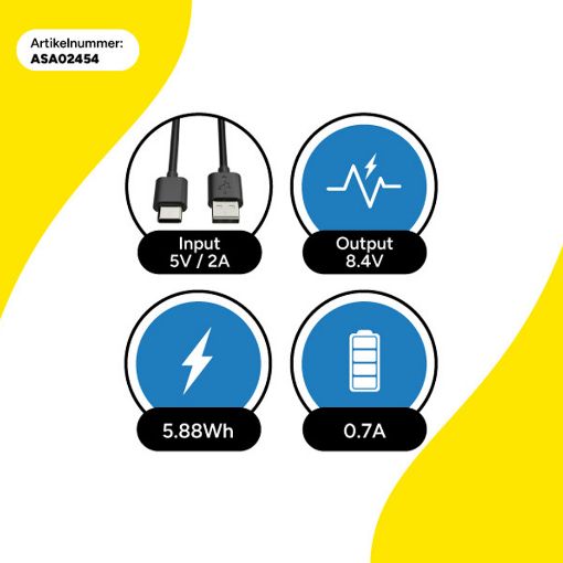 Εικόνα της Φορτιστής WS Xtreme Power για Samsung BP1310 2 Θέσεων με USB-C 8.4V 0.7A