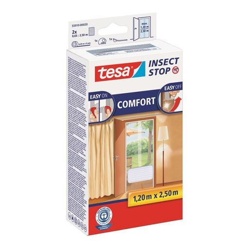Εικόνα της Σίτα Πόρτας Tesa Comfort Door 2 Insect Stop 65x220cm Σταθερή Λευκή 55389-00020-00