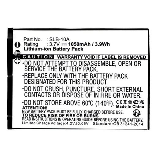 Εικόνα της Μπαταρία WS Xtreme Power για Samsung SLB-10A 3.7V 1050mAh